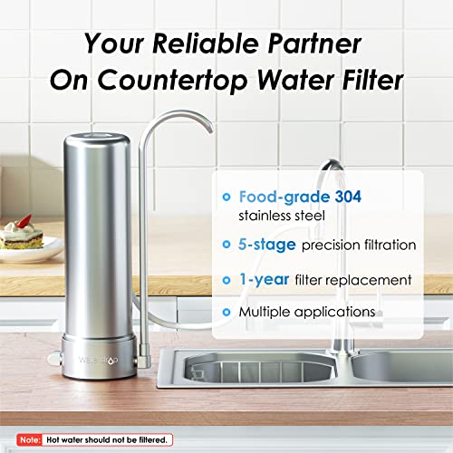 Waterdrop 5-Stage Stainless Steel Faucet Filter