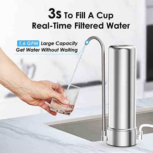 Waterdrop 5-Stage Stainless Steel Faucet Filter