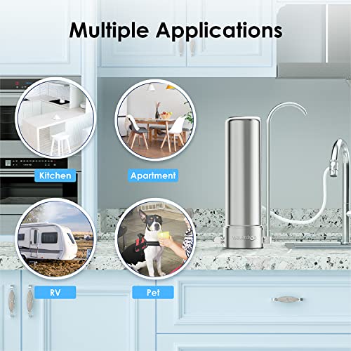Waterdrop 5-Stage Stainless Steel Faucet Filter
