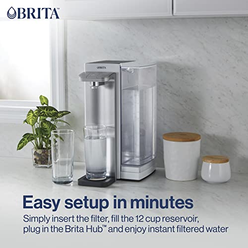 Brita Hub Countertop Water Filter System, White