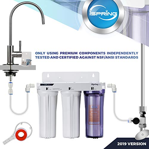 iSpring 3-Stage Under Sink Water Filtration System