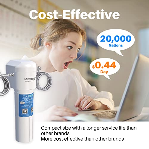 ICEPURE Under Sink Filter - High Capacity, NSF Certified