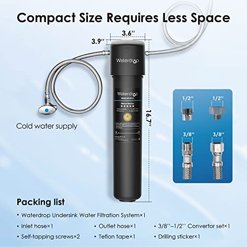Under Sink Water Filter System with 2-Year Capacity