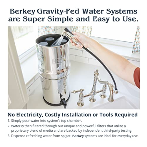 Crown Berkey Water Filter Combo for Home Use