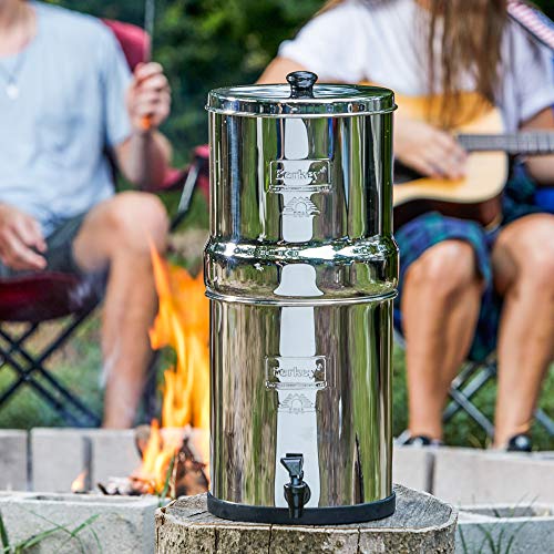 Portable Berkey Water Filter with 2 Elements