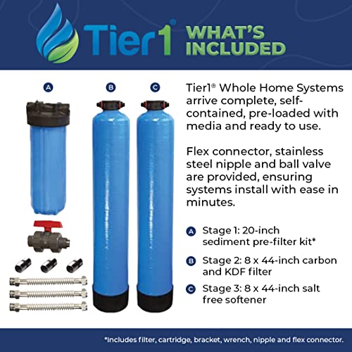 Tier1 Salt-Free Whole House Water Filter System