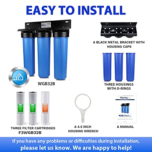 iSpring WGB32B 3-Stage Water Filter System