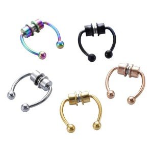 Magnetic Non-Piercing Stainless Steel Nose Ring