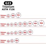 Titanium Hinged Nose Hoop Rings for All