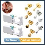 Ear Piercing Gun Set with Studs - Painless