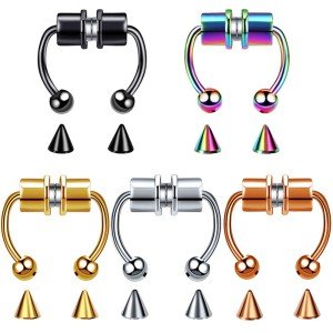 Fashionable Fake Piercing Nose Hoop for Women