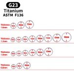 Mixed Color G23 Titanium Nose Rings & Hoops