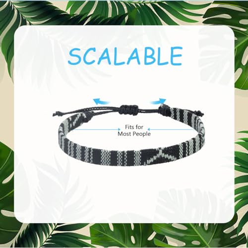 Surfer Anklet Set: Boho Beach Jewelry for Men/Women