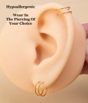 Stainless Steel Double Layer Spiral Nose Ring