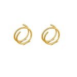 Double Twist Nose Rings – Stainless Steel Set