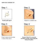 Stainless Steel Double Layer Spiral Nose Ring