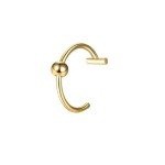 Gold-Color Semi-Circular Nose Ring for Everyone