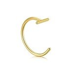 Stylish Stainless Steel Fake Nose Ring Set