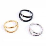 Double Hoop Nose Rings for Stylish Piercings