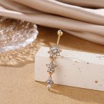 ZAKOL Flower Crystal Zircon Belly Button Ring