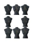 8-Piece Gold Body Chain Jewelry Set for Women