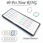 Crystal Stainless Steel Nose Stud for Women