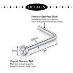 28-Piece Stainless Steel Nose Ring Set