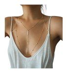 Dainty Sequins and Coins Body Chain for Women