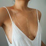 Dainty Sequins and Coins Body Chain for Women