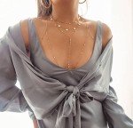 Dainty Sequins and Coins Body Chain for Women