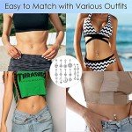 Set of 10 Surgical Steel Belly Button Rings