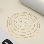 Gold Plated Layered Body Chain for Women