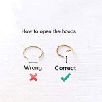 Tiny 14k Gold Filled Nose Hoop for Women