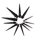 50-Piece Ear Stretching Kit - Acrylic & Silicone