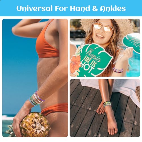 18 pcs Boho Surfer Braided Christian Bracelet Set