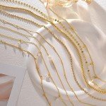 8Pcs 18K Gold Plated Belly Chain Set for Women
