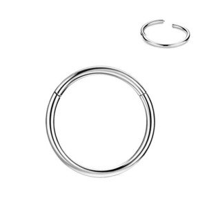 Small Silver Nose Rings – 18 Gauge Hoop Jewelry