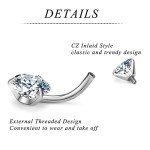 15Pcs Dangle Belly Button Rings for Women