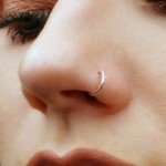 Sterling Silver Clip-On Nose Ring - Faux Hoop