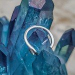 Sterling Silver Clip-On Nose Ring - Faux Hoop