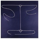 Rhinestone Heart Leg and Waist Chain Jewelry