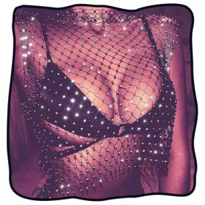 Rhinestone Mesh Body Chain for Women’s Parties