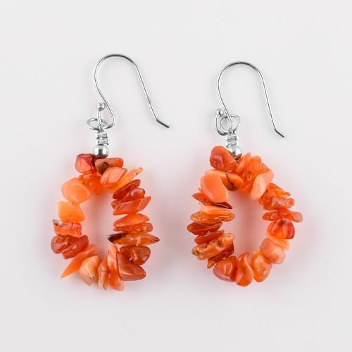 Mexican Fire Opal Crystal Bead Jewelry Set