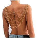 Gold Multi-Layered Tassel Body Chain Jewelry
