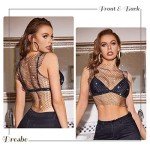 Rhinestone Mesh Body Chain for Women’s Parties