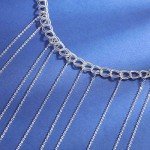 Silver Body Chain Crossover Jewelry for Women