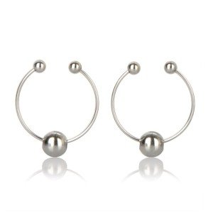 Non-Piercing Silver Nipple Jewelry for Body