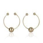 Gold Clip-on Non-Piercing Nipple Rings Jewelry