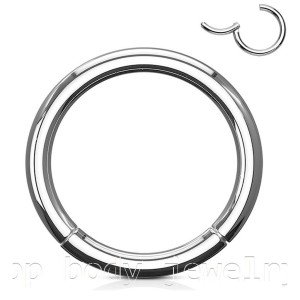 Seamless Hinged Nose Hoop & Labret Earring
