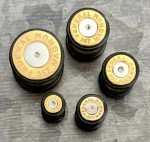 Gold Plated 357 Magnum Bullet Ear Plugs